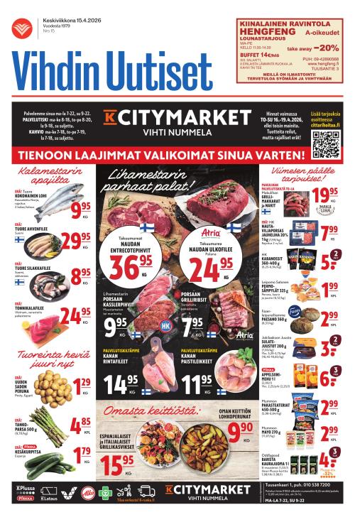 Vihdin uutiset 15.4.2026