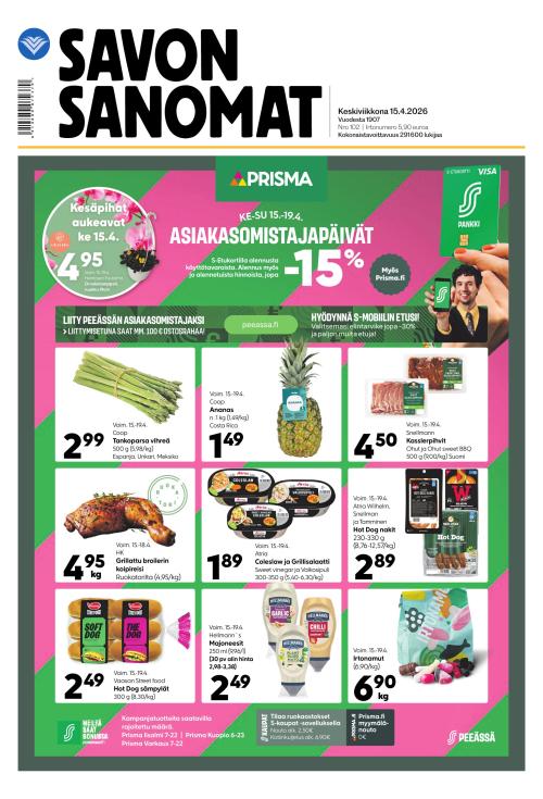 Savon Sanomat 15.4.2026