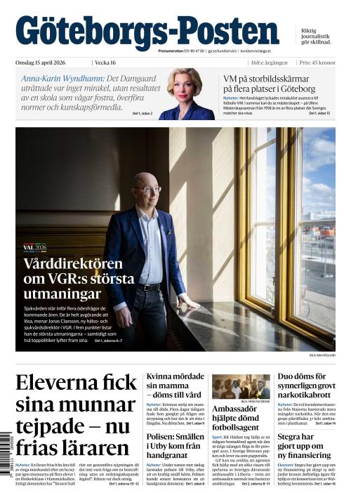 Göteborgs-Posten 15.4.2026