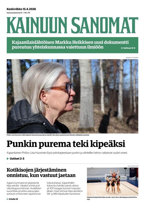 Kainuun Sanomat 15.4.2026