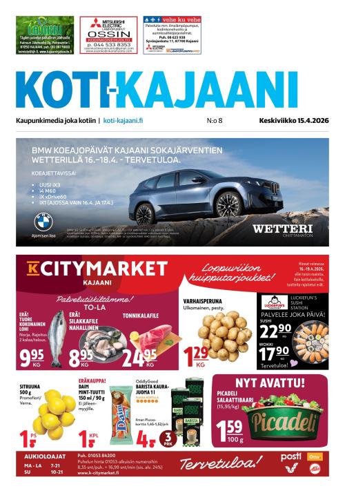 Koti-Kajaani 15.4.2026