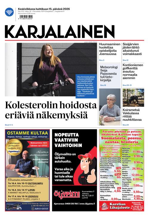 Karjalainen 15.4.2026