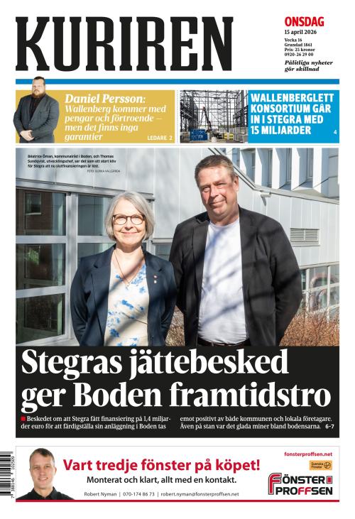 Norrbottens-kuriren 15.4.2026