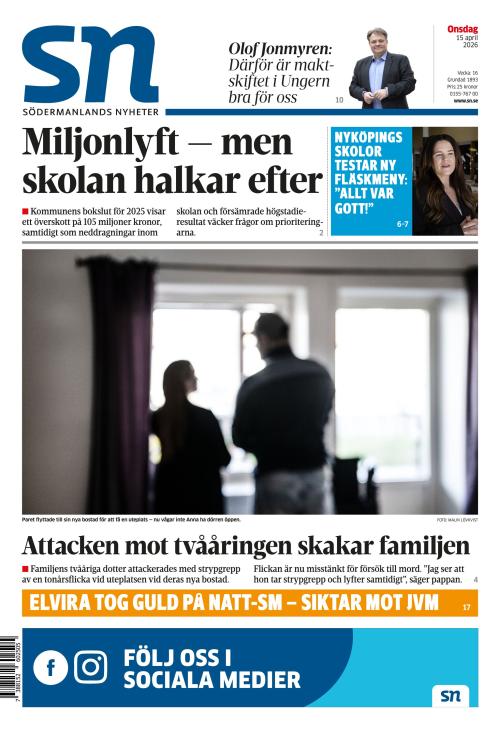 Södermanlands Nyheter 15.4.2026