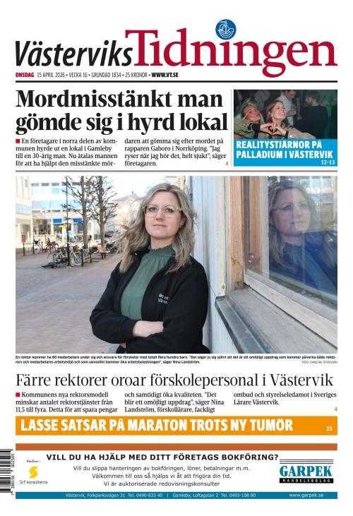 Västerviks-Tidningen 15.4.2026