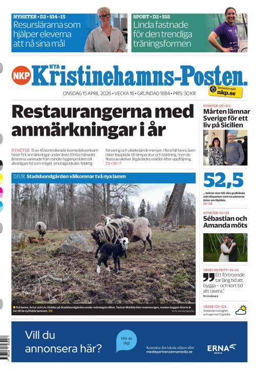 Nya Kristinehamns-Posten 15.4.2026