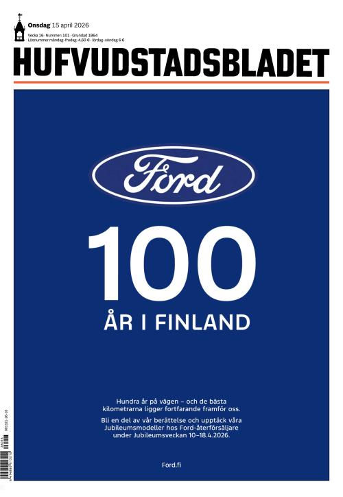 Hufvudstadsbladet 15.4.2026