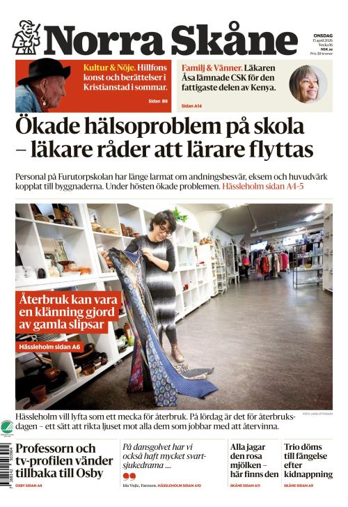 Norra Skåne 15.4.2026