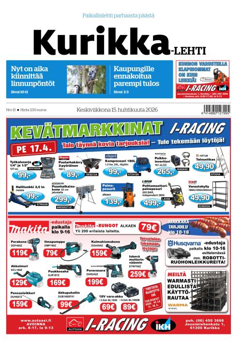 Kurikka-lehti 15.4.2026
