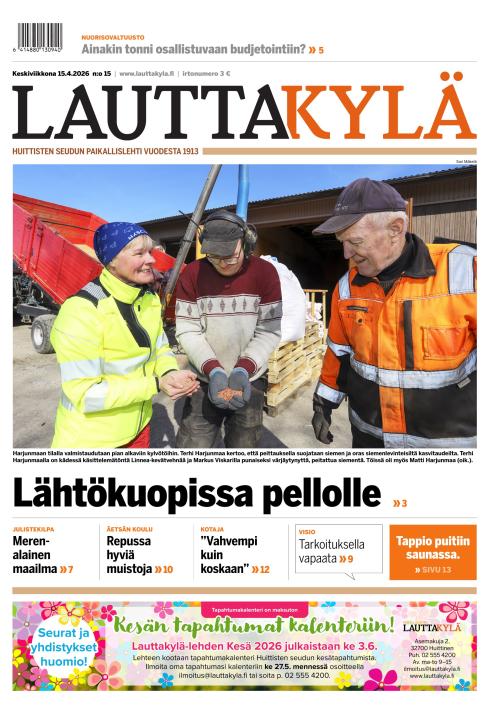 Lauttakylä-lehti 15.4.2026