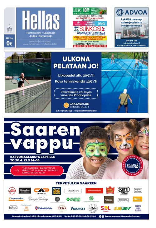 Hellas-lehti 16.4.2026