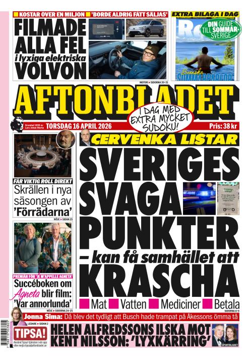 Aftonbladet 16.4.2026