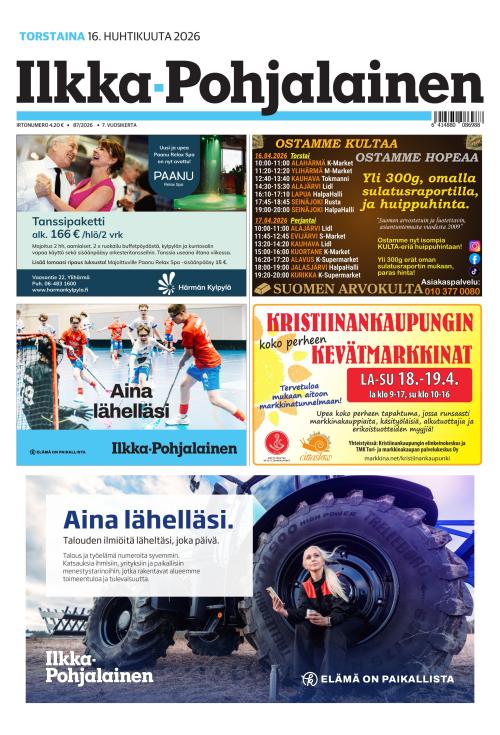 Ilkka-Pohjalainen 16.4.2026