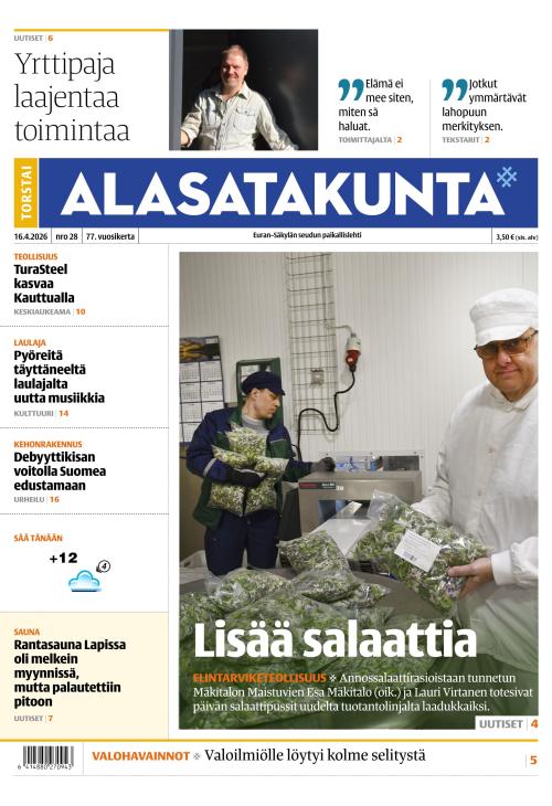 Alasatakunta 16.4.2026