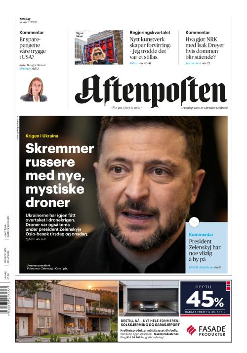 Aftenposten 16.4.2026