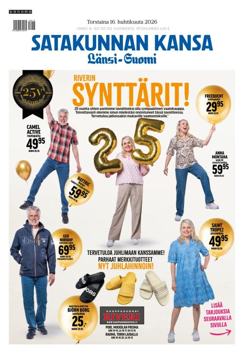 Satakunnan Kansa Länsi-Suomi 16.4.2026