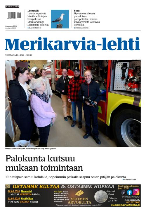 Merikarvia-lehti 16.4.2026
