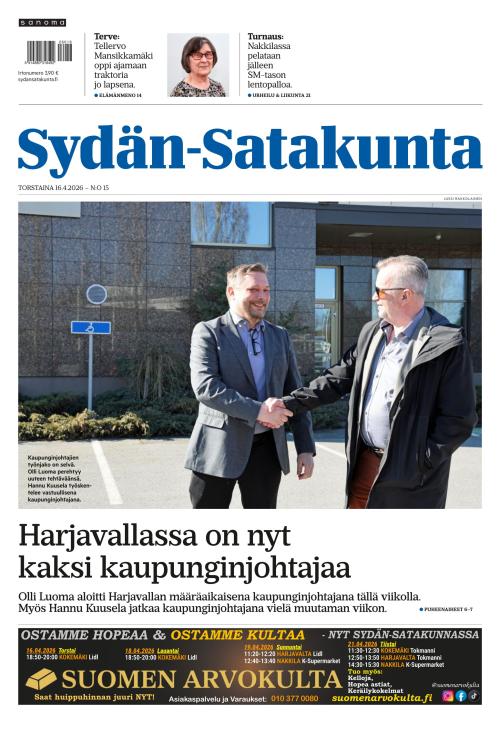 Sydän-Satakunta ja Jokilaakso 16.4.2026