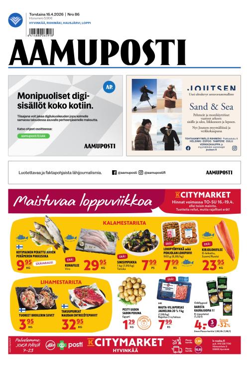 Aamuposti 16.4.2026