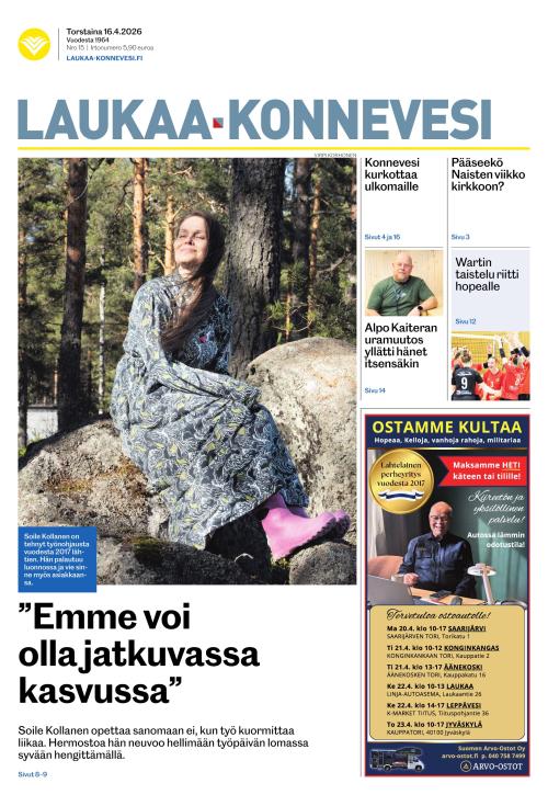 Laukaa-Konnevesi 16.4.2026