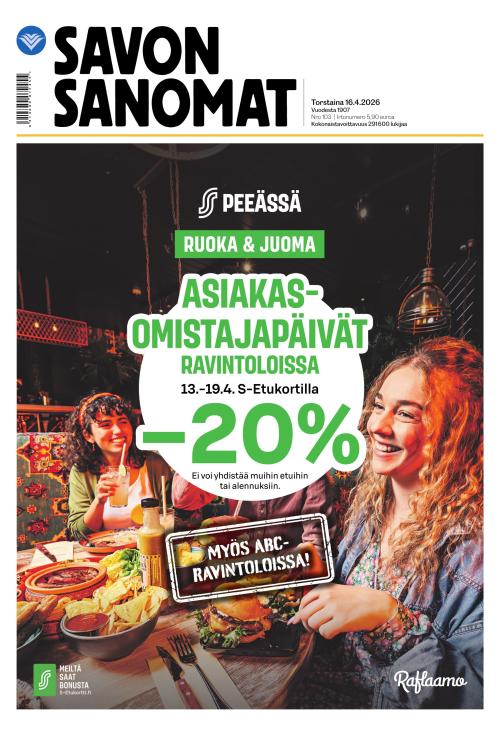 Savon Sanomat 16.4.2026