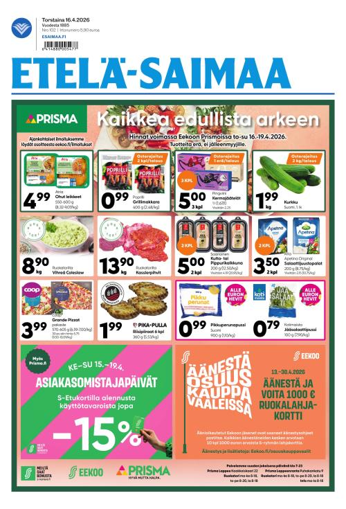 Etelä-Saimaa 16.4.2026