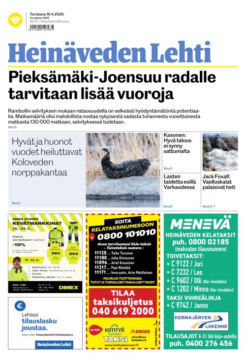 Heinäveden lehti 16.4.2026