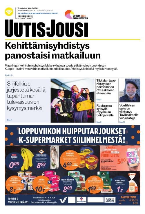 Uutis-Jousi 16.4.2026