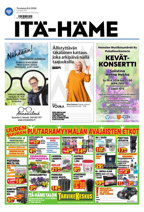 Itä-Häme 16.4.2026
