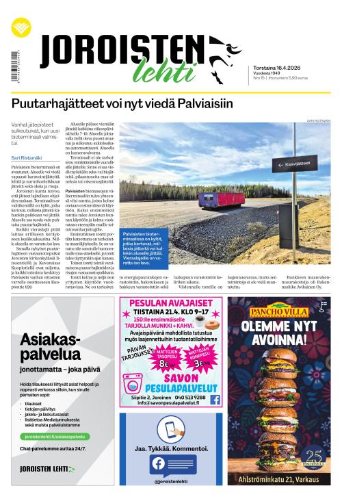 Joroisten Lehti 16.4.2026