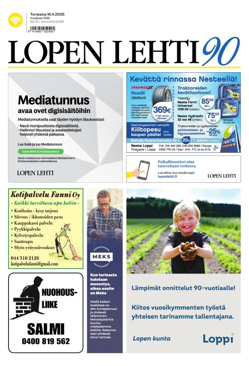 Lopen Lehti 16.4.2026