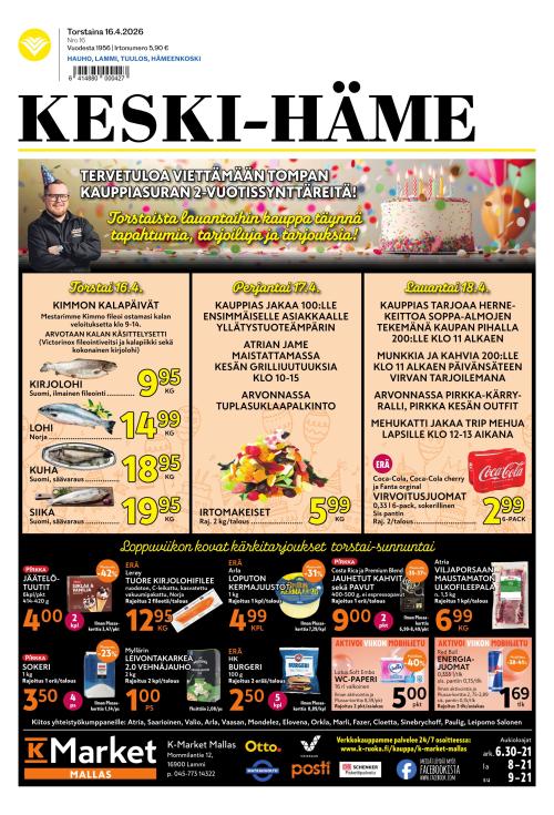 Keski-Häme 16.4.2026