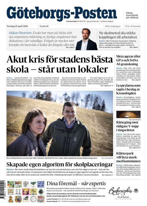 Göteborgs-Posten 16.4.2026