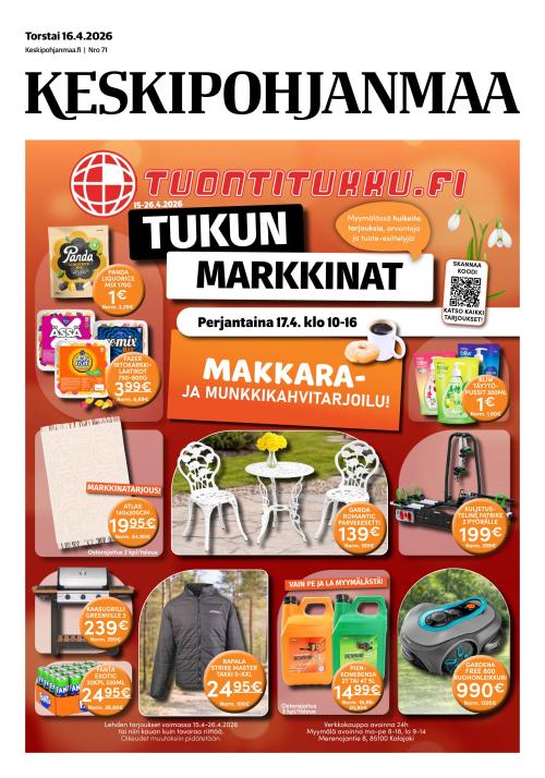 Keskipohjanmaa 16.4.2026