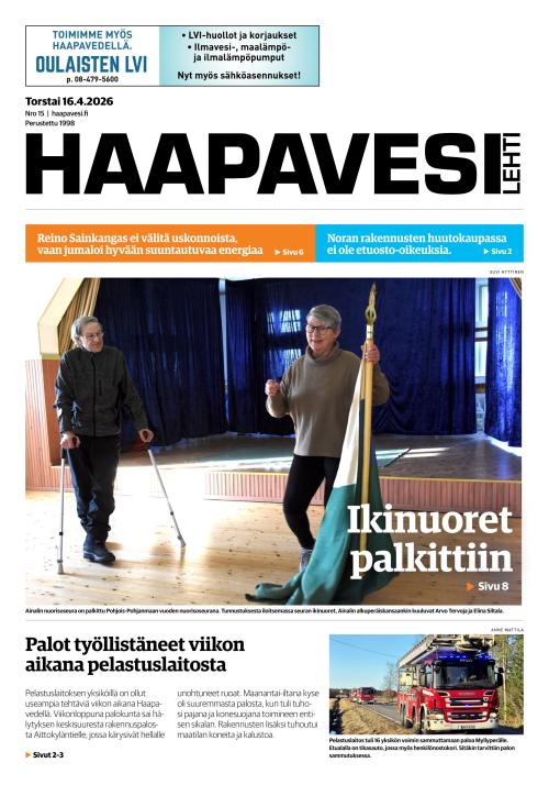 Haapavesi-lehti 16.4.2026