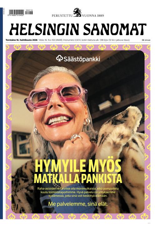 Helsingin Sanomat 16.4.2026