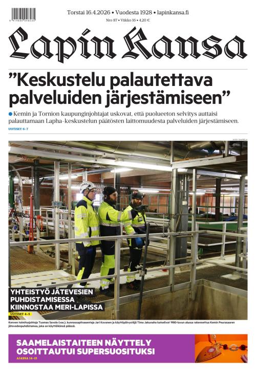 Lapin Kansa 16.4.2026