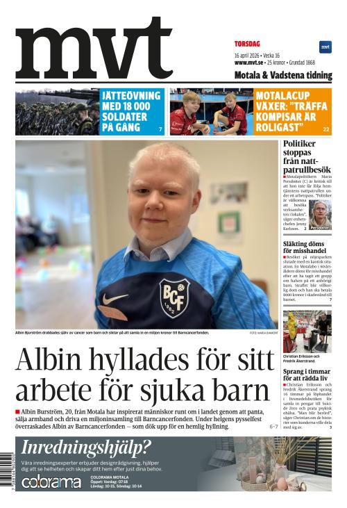 Motala Vadstena Tidning 16.4.2026