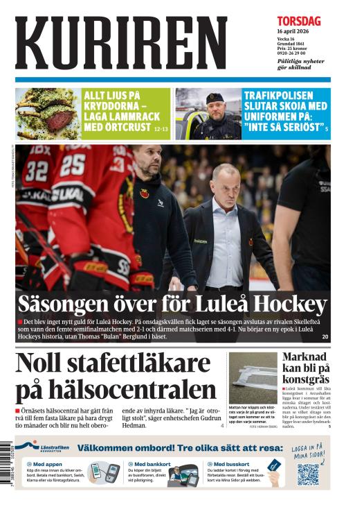 Norrbottens-kuriren 16.4.2026