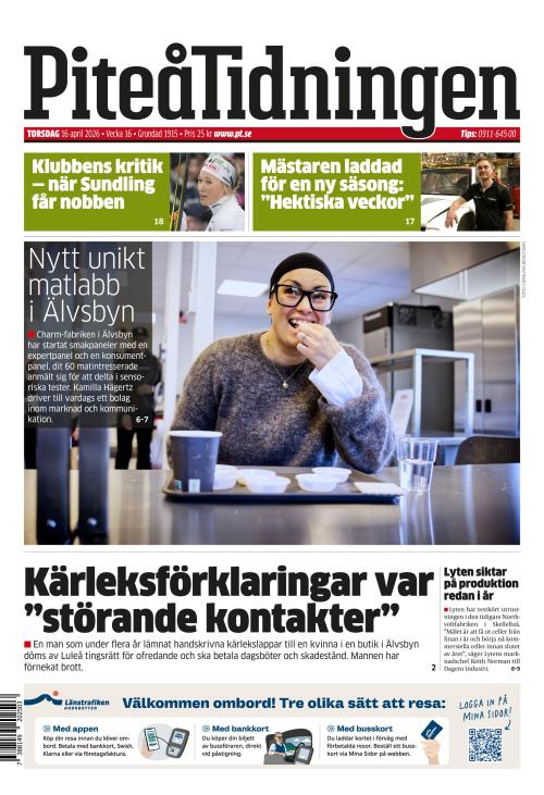 Piteå-Tidningen 16.4.2026
