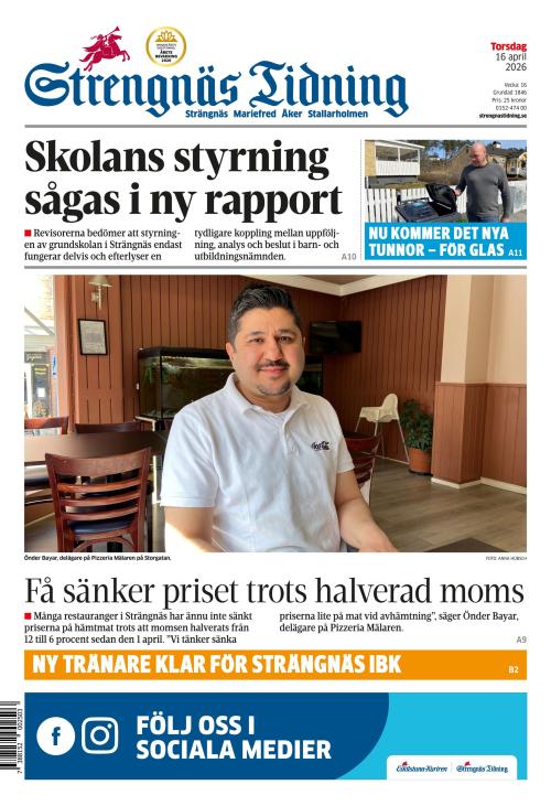 Strengnäs Tidning 16.4.2026