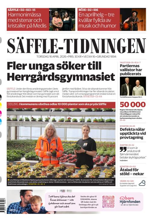 Säffle-Tidningen 16.4.2026