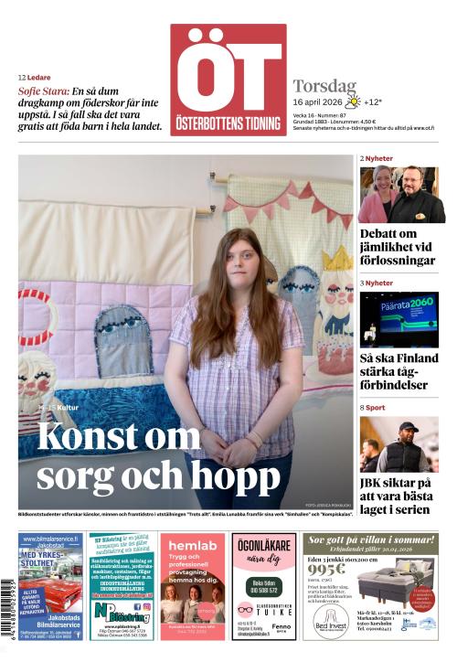 Österbottens Tidning 16.4.2026