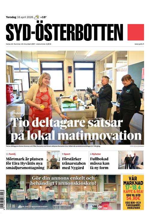 Syd-Österbotten 16.4.2026