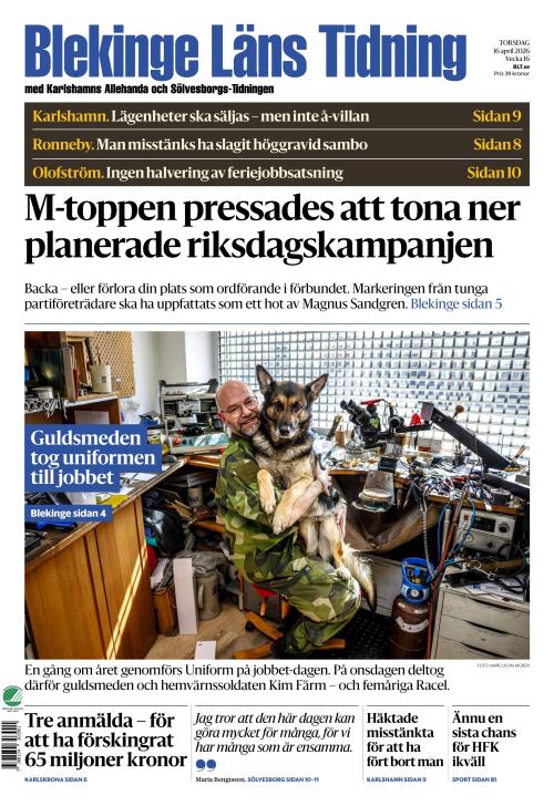 Blekinge Läns Tidning 16.4.2026