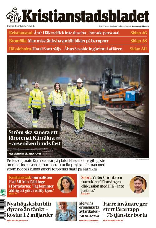 Kristianstadsbladet 16.4.2026