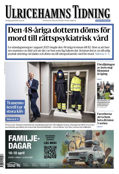 Ulricehamns Tidning 16.4.2026