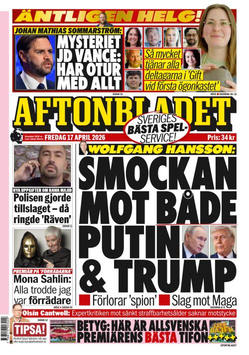 Aftonbladet 17.4.2026