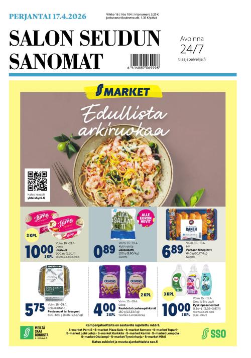 Salon Seudun Sanomat 17.4.2026