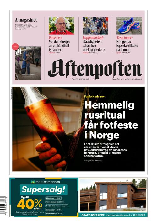 Aftenposten 17.4.2026